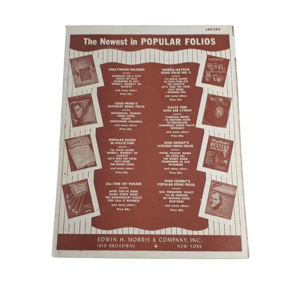 Five Minutes More 1946 Vintage Sheet Music Piano Frank Sinatra Easy Listening - Picture 2 of 4